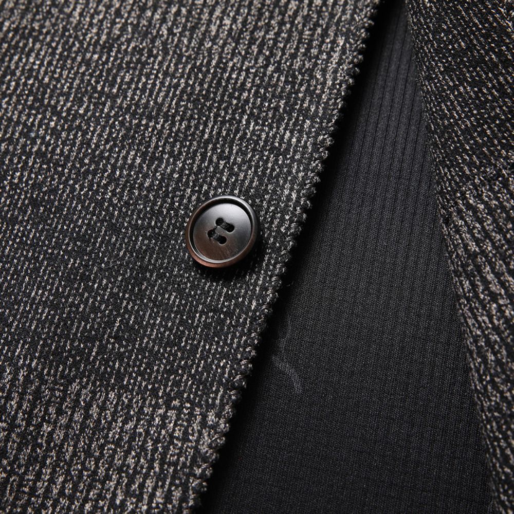 200 Catties Costume Décontracté Costumes Printemps Et D'automne Pour Hommes Plus Engrais Augmenter La Petite Veste