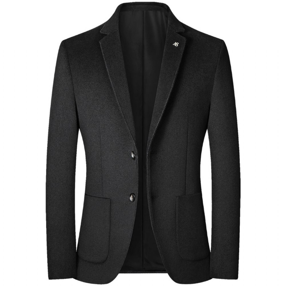 2024 Laine Costume Hommes Automne Et Hiver Manteau Petit Court