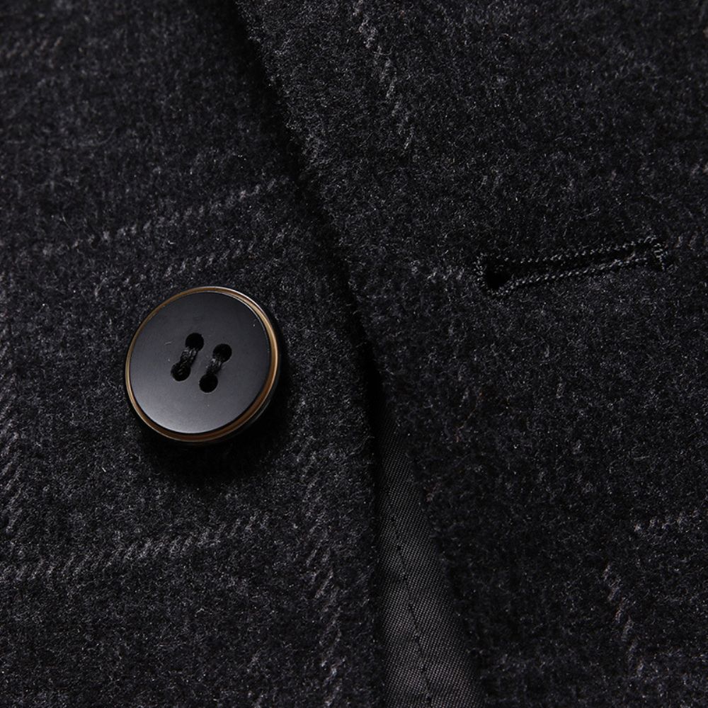 2024 Printemps Et Automne Laine Costume Décontracté Hommes D'âge Moyen Jeunes Veste