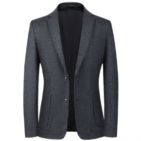 Automne Et Hiver Nouvelle Veste Décontractée Pour Hommes Jeunes D'âge Moyen Mince Simple Costume À Deux Boutons
