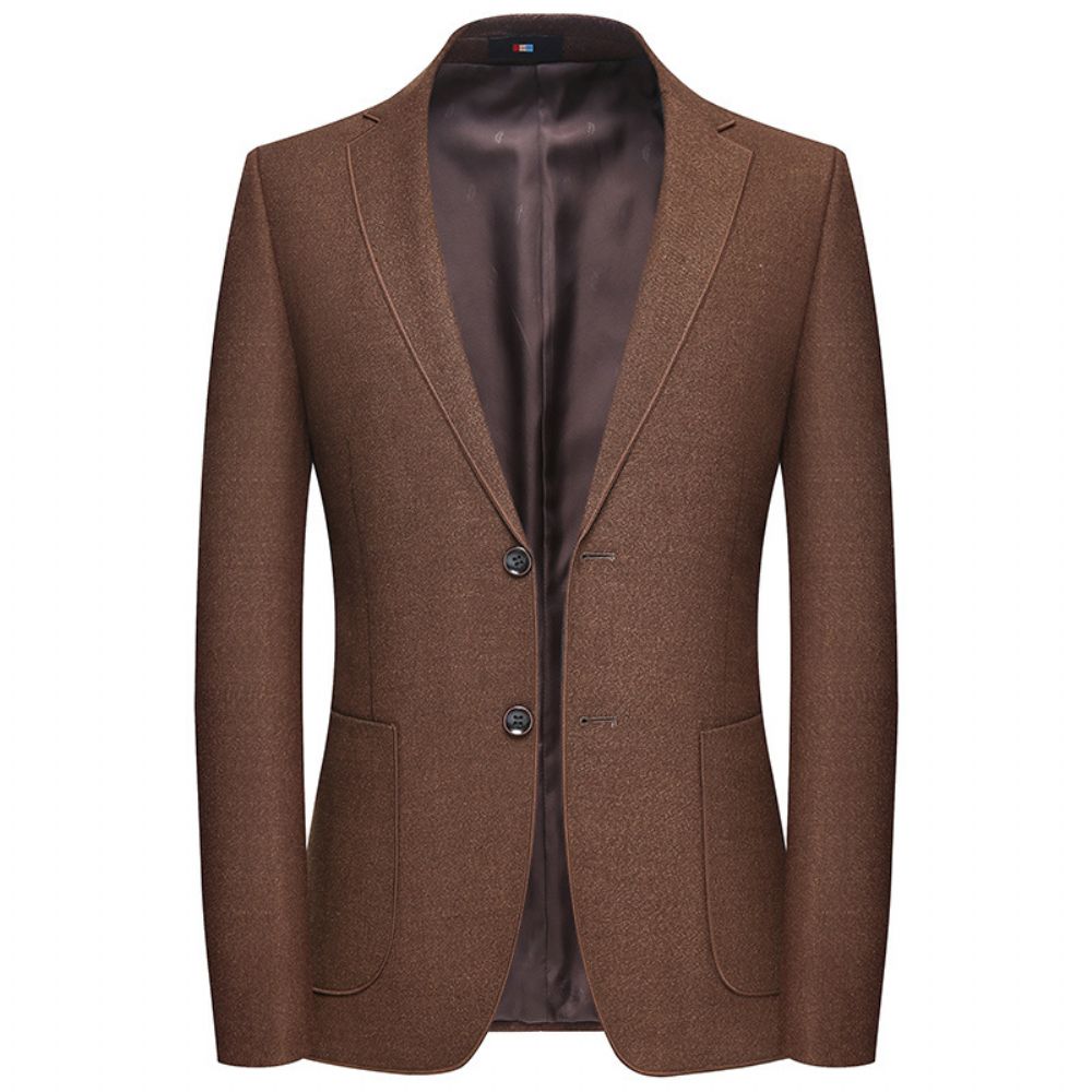Costume Épais Hommes Automne Et Hiver Style Occidental Jeunesse Petit Veste Décontractée