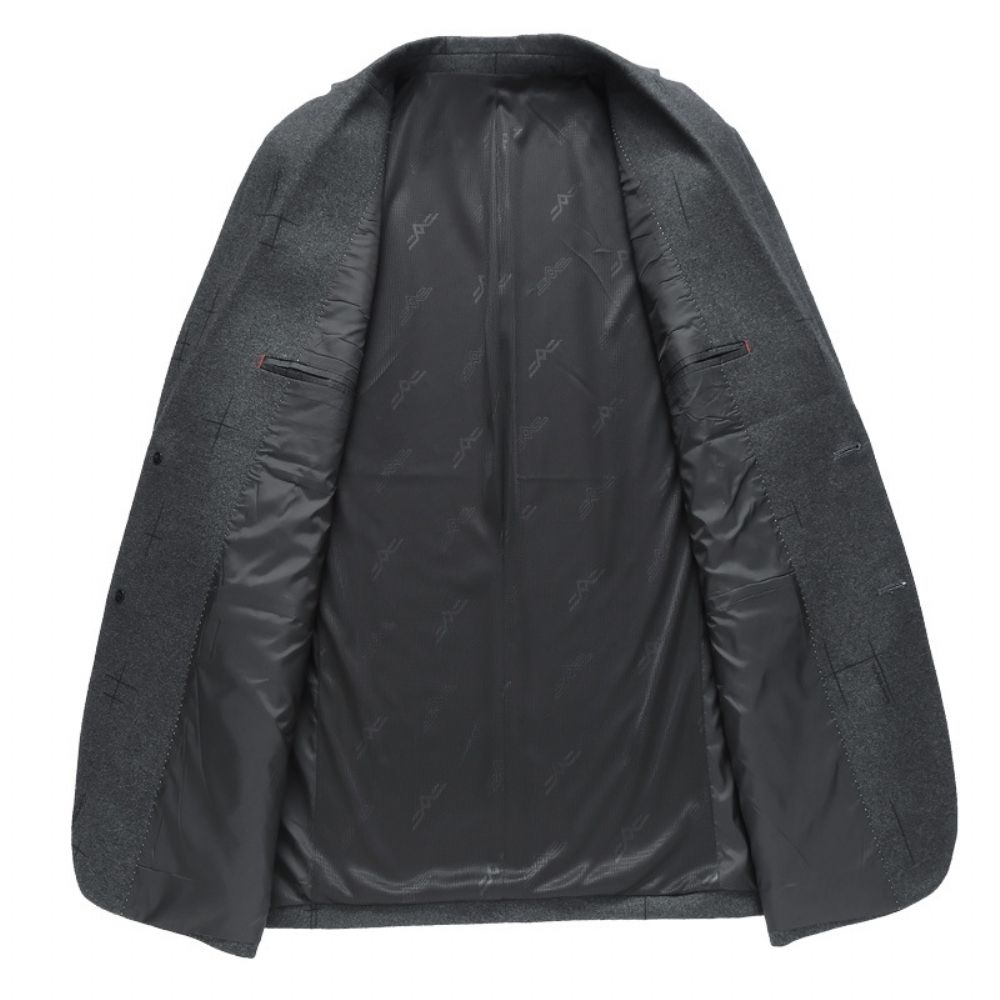 Gros Homme Plus Taille Costume Hommes À La Mode Lâche Extra-large Affaires Décontracté D'âge Moyen Veste
