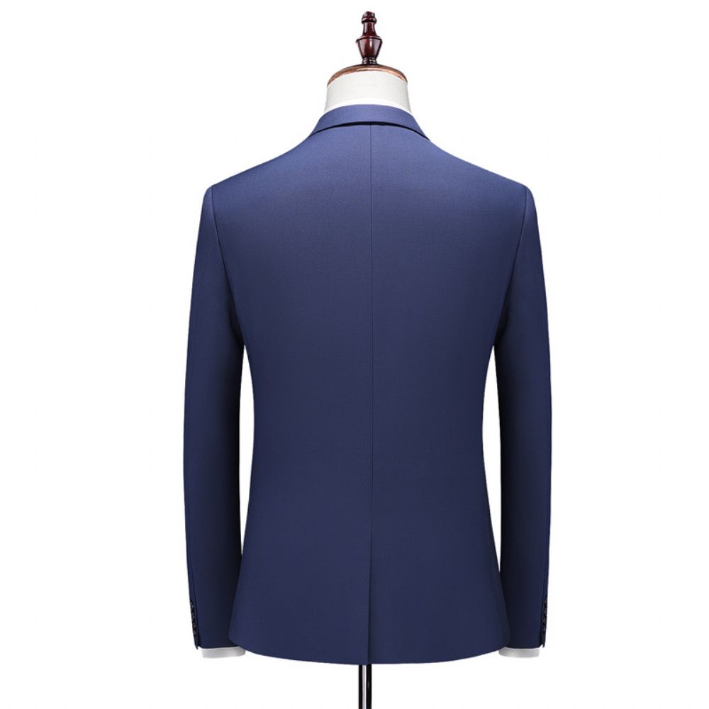 2024 Automne Et Hiver Hommes Costume Décontracté Marié Robe Mariée Trois Pièces Ensemble Avec Noeud Papillon