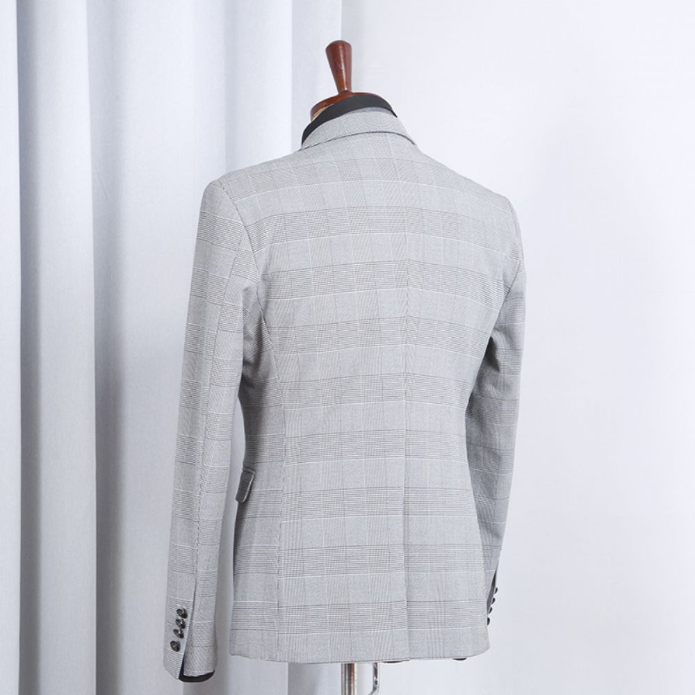 Costume Hommes Mince Et Beau Mariage Marié Robe Printemps Automne Tendance Décontracté Deux Pièces