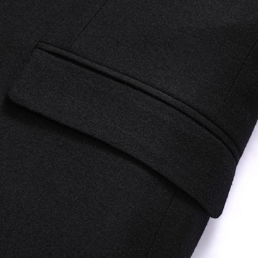Costume En Laine Pour Hommes Slim Formel Professionnel Robe Mariée Garçons D'honneur
