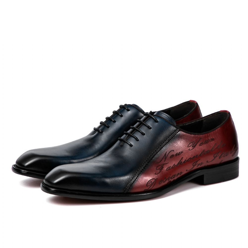 Chaussures D'été Pour Hommes En Cuir Formelles Laser Artisanat Marée Mariage