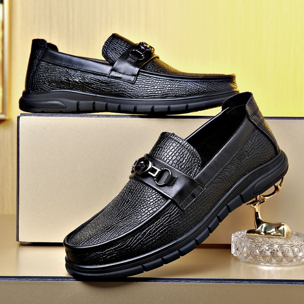Doudou Chaussures Hommes 2024 Tendance Paresseux Une Pédale En Cuir Décontractées Conduite Mocassins Fond Souple Pour