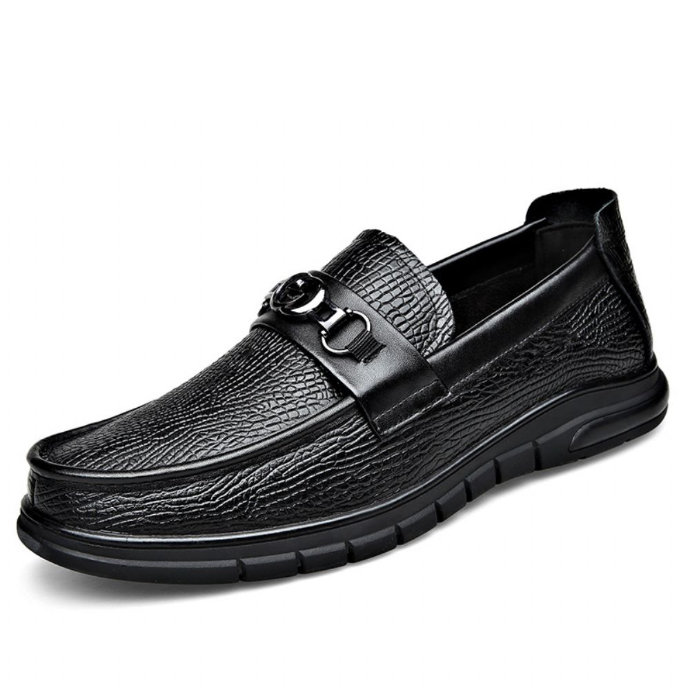 Doudou Chaussures Hommes 2024 Tendance Paresseux Une Pédale En Cuir Décontractées Conduite Mocassins Fond Souple Pour