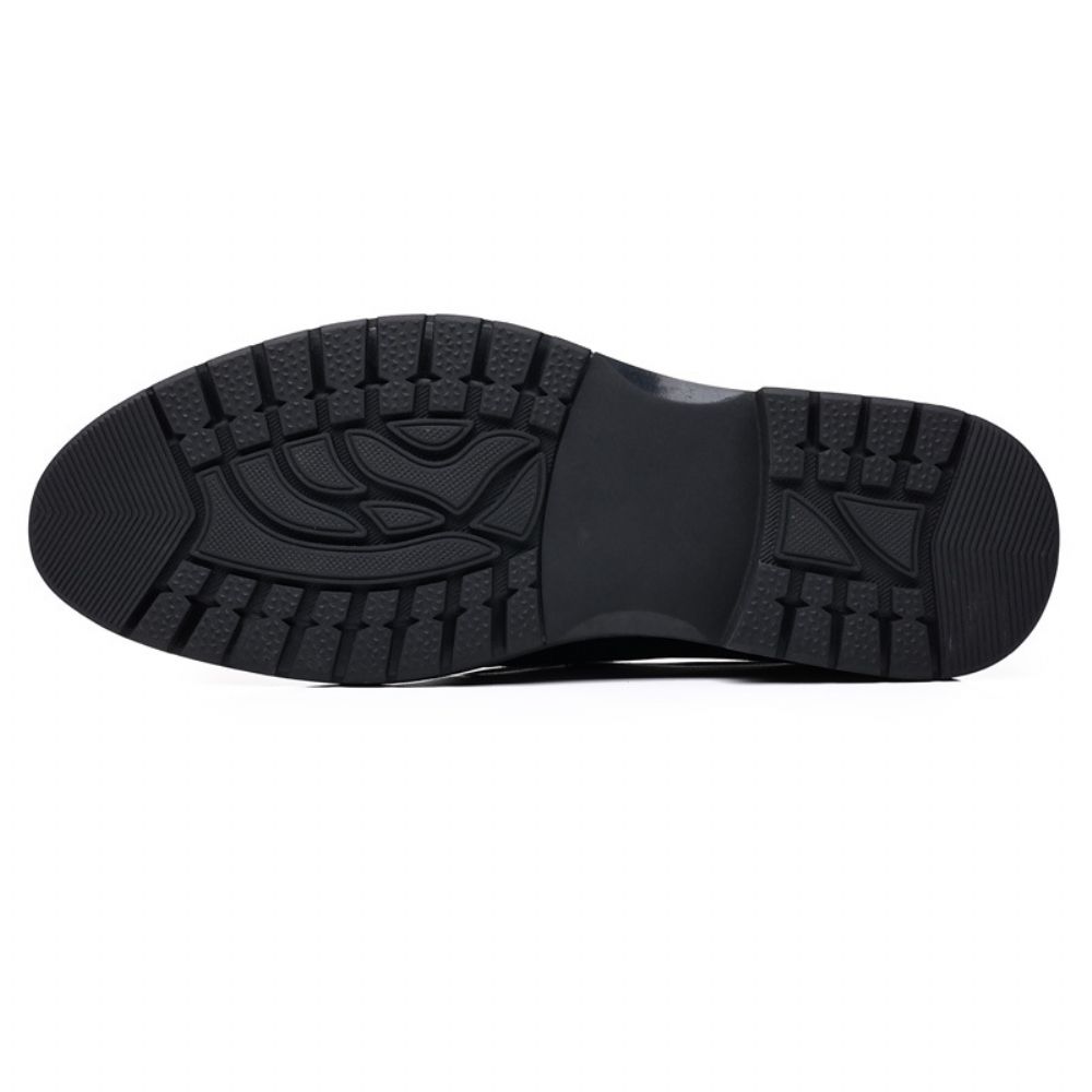 Hommes En Cuir Véritable Célibataires Couche D'orteil Affaires Tenue Décontractée Confort Semelle Souple Chaussures