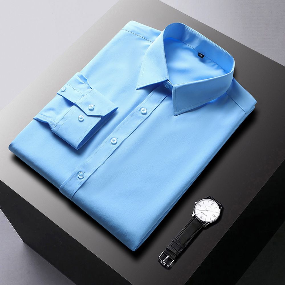 Chemise À Manches Longues Couleur Unie Four Seasons Pour Hommes